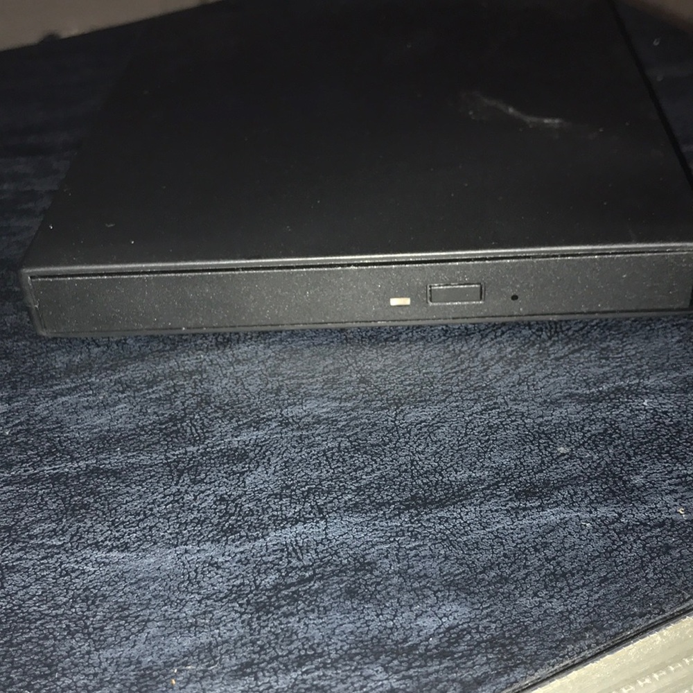 Black External DVD player
